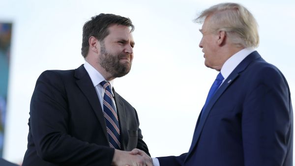 J.D. Vance is the potential Donald Trump 2024 running mate. (Joe Maiorana/AP)