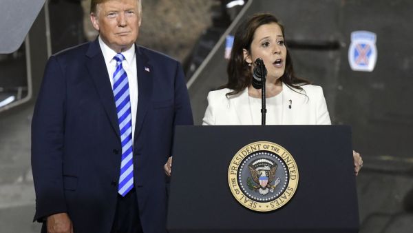 Donald Trump praises Elise Stefanik as ‘a killer’ and potential VP pick. (X)