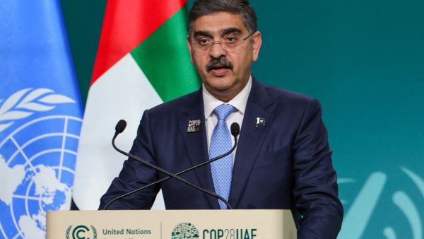 Pakistan's Prime Minister Anwar-ul-Haq