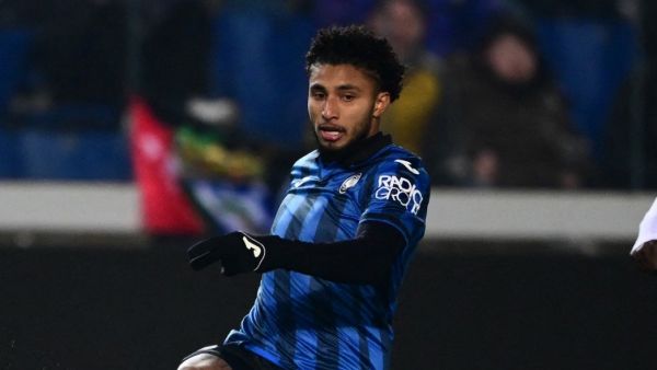 Atalanta's Brazilian midfielder #13 Ederson Jose Dos Santos Lourenco da Silva during the UEFA Europa League group D football match between Atalanta and Sporting Lisbon at the Gewiss Stadium in Bergamo on November 30, 2023. (Photo by Marco BERTORELLO / AFP)