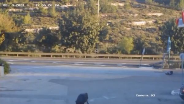 لحظة إطلاق النار على منفذ عملية عيلي