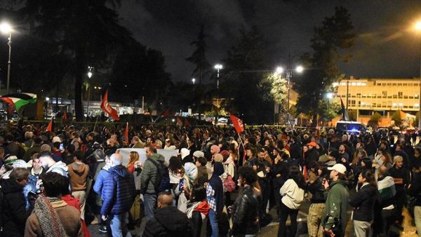 مسيرة في إيطاليا للتضامن مع غزة