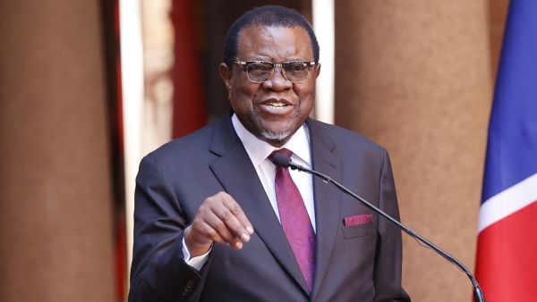 Namibian President Hage Geingob