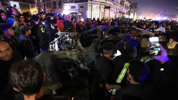 US kills pro-Iran militia leaders in Baghdad, protesters attack embassy. (Murtaja Lateef/ AFP)