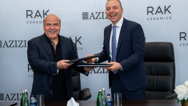 During the event Azizi Developments, RAK Ceramics sign two-year MoU for the supply of tiles and sanitary ware