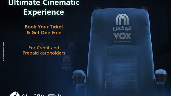 Offering customers ‘Buy One, Get One Free’ on movie tickets Burgan Bank Announces New Partnership with VOX Cinemas