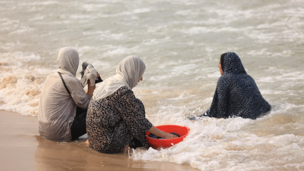 معاناة النساء في غزة