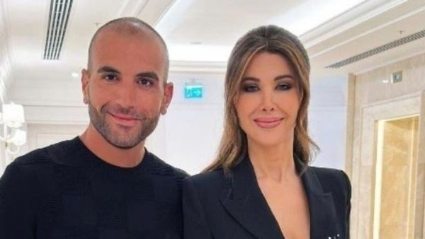  الفنانة نانسي عجرم مع مدون إسرائيلي للسياحة