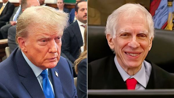Justice or revenge? Judge who fined Donald Trump $364 million in NY fraud case faces online backlash after laughing and smirking for cameras in court. (X)