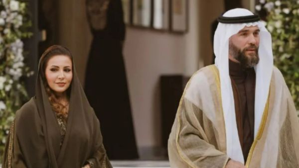 الأمير هاشم رفقة الأميرة فهدة الهاشم 