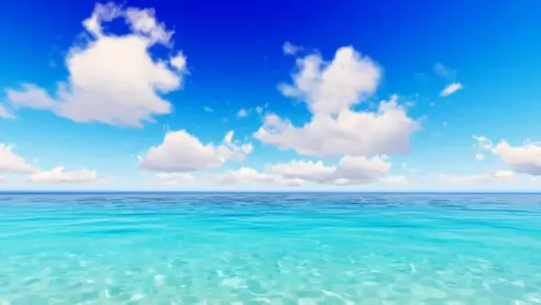 تفسير حلم البحر الأزرق الصافي للعزباء