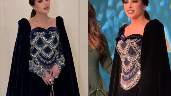 فوز الحربي إلى جانب جورجينا رودريغيز بإطلالة ملكية وفاخرة في الرياض