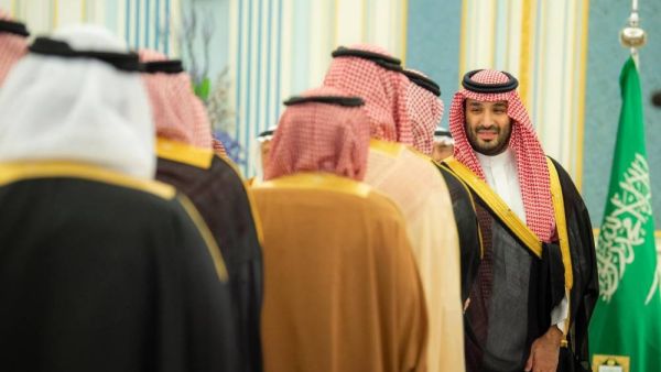الأمير محمد بن سلمان يستقبل المهنئين بشهر رمضان المبارك 