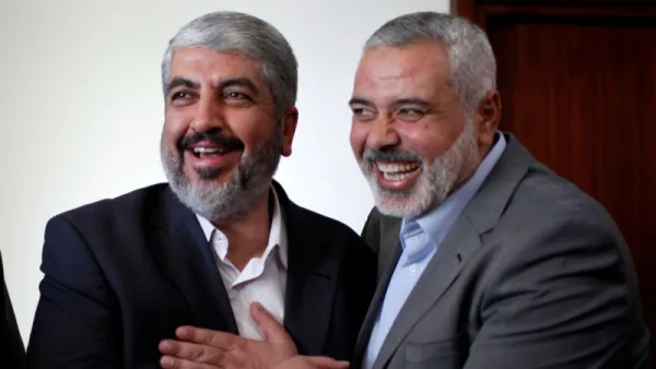 مشعل وهنية قادة حماس في الخارج