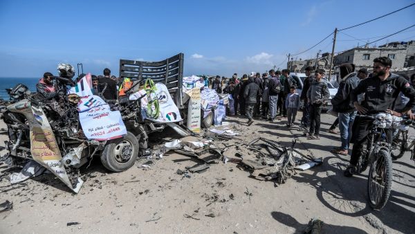 Israeli strike on Kuwaiti aid truck in Gaza causes massacre