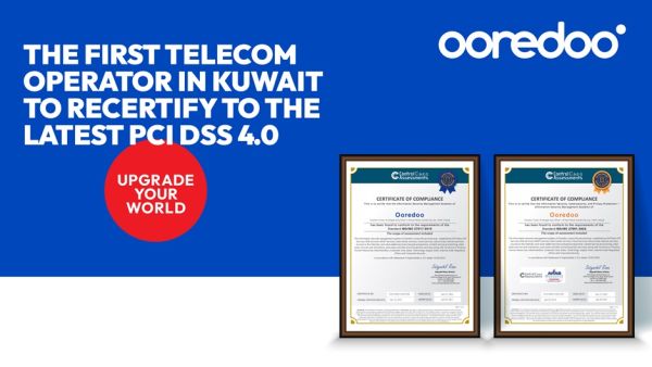 Ooredoo Kuwait leads the way as the first telecom provider to achieve recertification with the latest PCI DSS 4.0 security standards, pioneering new levels of data security.