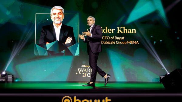Haider Khan, CEO of Bayut and Dubizzle Group MENA. Bayut Recognises the "Real Heroes of Real Estate" at the Bayut Awards 2023