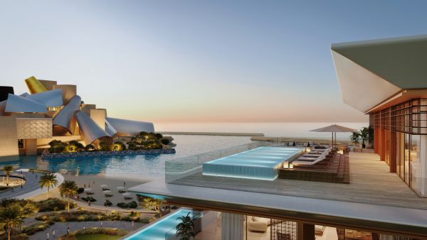 Nobu Residences Abu Dhabi_Penthouse Balcony. Aed 137 Million Penthouse At Aldar’s Nobu Residences Sets New Abu Dhabi Record