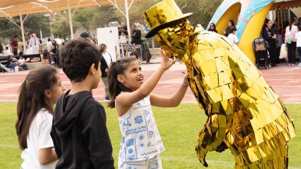 During the event QF Students Lead ‘Falcon Fest’ Fundraising Event to Support Palestine