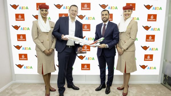 During the event Emirates and AIDA Cruises renew their partnership for a further two seasons