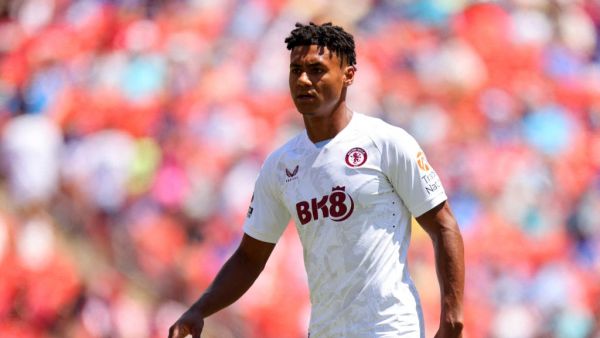 Ollie Watkins of Aston Villa during the Premier League Summer Series match between Aston Villa and Brentford FC at FedExField on July 30, 2023 in Landover, Maryland. Mike Stobe/Getty Images/AFP (Photo by Mike Stobe / GETTY IMAGES NORTH AMERICA / Getty Images via AFP)