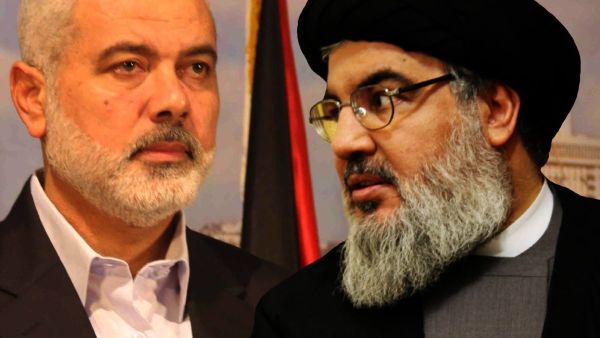 حسن نصر الله واسماعيل هنية