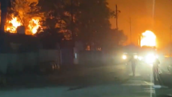 Chemical Factory Fire Reported in Bhilai, Chhattisgarh, India