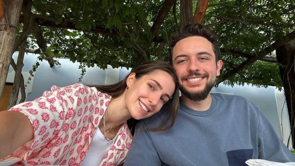 Prince Al Hussein bin Abdullah II and Princess Rajwa Al Hussein