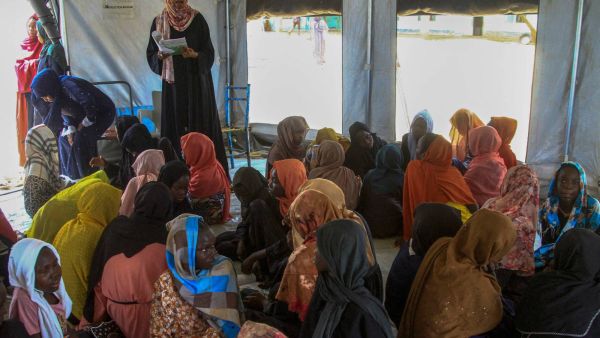 نازحات سودانيات