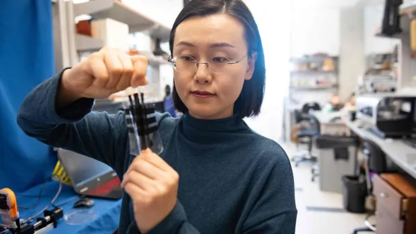 Prof. Nanshu Lu showcases revolutionary robot e-skin technology at University of Texas (University of Texas)