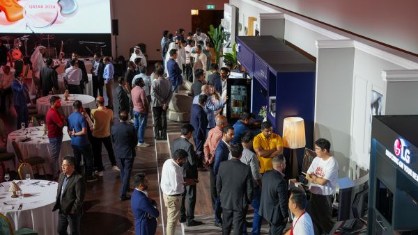 Crowds at LG Life's Good event Qatar Crowds at LG Life's Good event Qatar