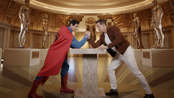 Yas Island's Chief Island Officer Ryan Reynolds Grapples Superman Yas Island's Chief Island Officer Ryan Reynolds Grapples Superman