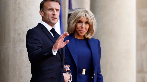 France's first lady Brigitte Macron
