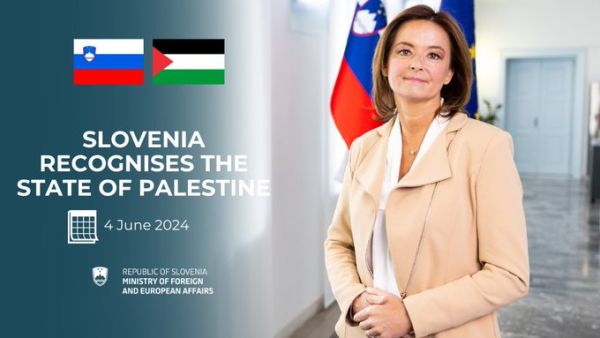 Slovenia acknowledges the state of Palestine formally