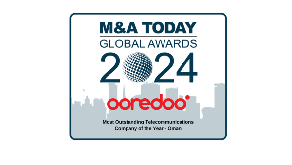 Ooredoo Oman Named Most Outstanding Telecommunications Company of the Year