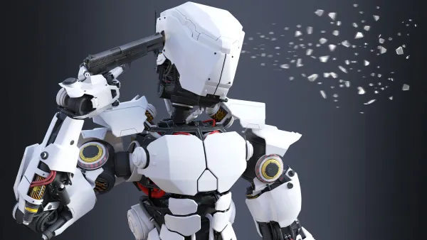 Robot attempts to commit suicide, South Korea