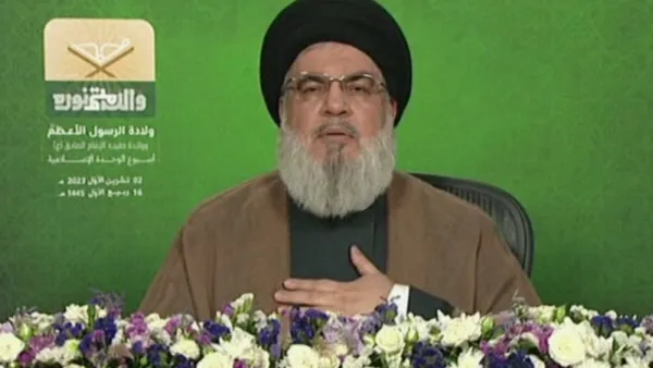 الأمين العام لحزب الله اللبناني، حسن نصر الله