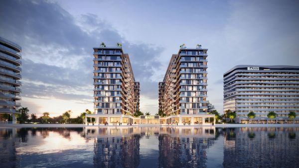 Azizi Venice-Render. Azizi Developments partners with Unigulf Development for Azizi Venice and Riviera