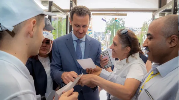 بشار الأسد - لقاء أردوغان