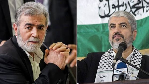 Khaled Mashal and Ziyad al-Nakhalah, Ismail Haniyeh