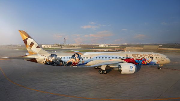 Warner Bros. World brings the park experience directly to travelers with its first-ever branded aircraft and exclusive themed lounge at Zayed International Airport Warner Bros. World brings the park experience directly to travelers with its first-ever branded aircraft and exclusive themed lounge at Zayed International Airport