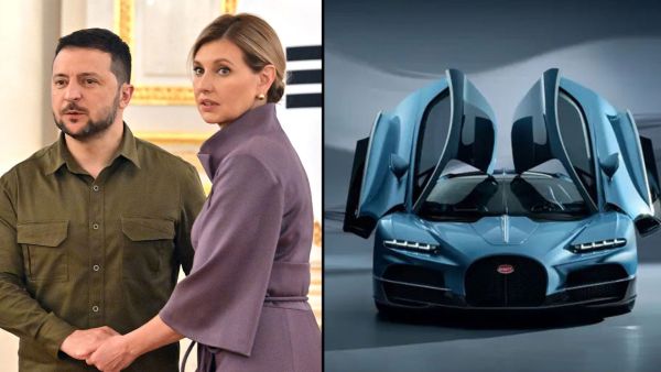 Ukrainian President Volodymyr Zelenskyy's wife buys the newest Bugatti Tourbillon
