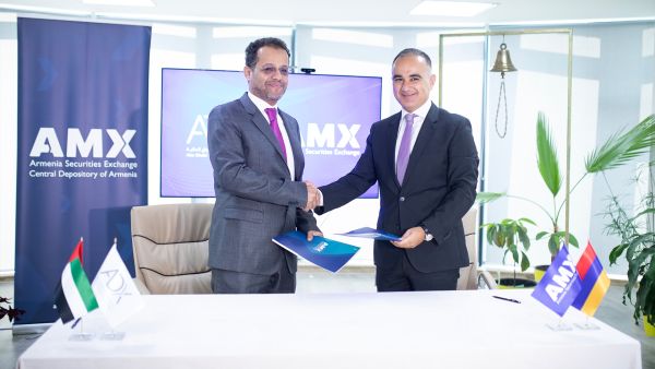 During the event. Abu Dhabi Securities Exchange (ADX) Signs Memorandum of Understanding with Armenia Securities Exchange (AMX)