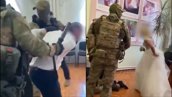 Russian groom arrested 