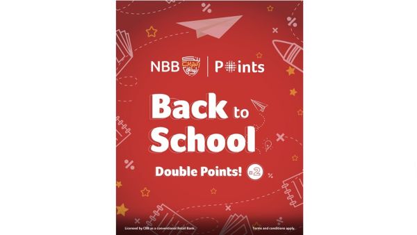 NBB is committed to launching an extensive line-up of customer-centric campaigns that cater to the diverse lifestyles of its client base. NBB Rewards Customers with Double Points Campaign for ‘Back to School’ Season