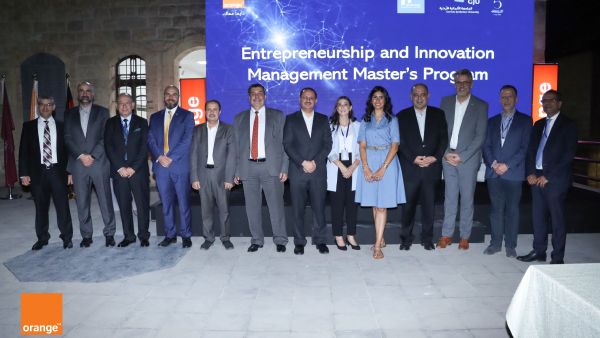 During the event. Orange Jordan Sponsors Entrepreneurship and Innovation Management (EIM) Launching at GJU