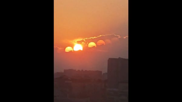 ظهور 7 شموس في سماء الصين