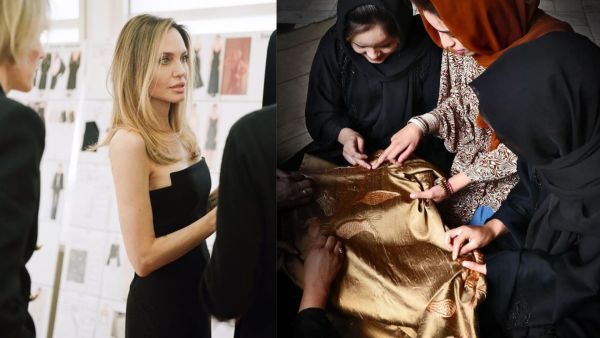 أنجلينا جولي تتعاون مع علامة أزياء من أفغانستان لمجموعة Atelier Jolie