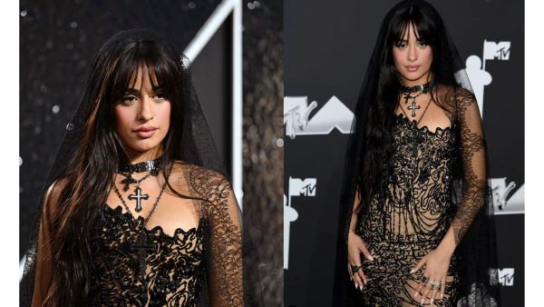 MTV VMAs 2024...كاميلا كابيو بإطلالة قوطية من اللبناني طوني ورد
