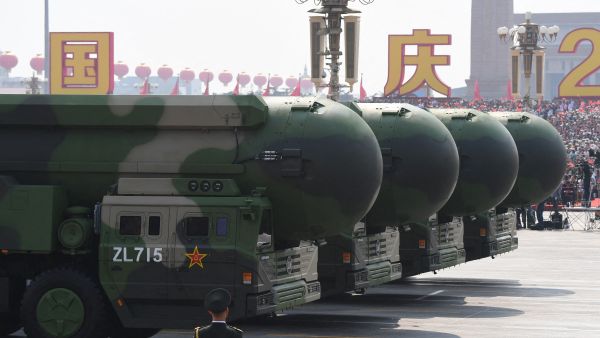  China's DF-41 nuclear-capable intercontinental ballistic missiles